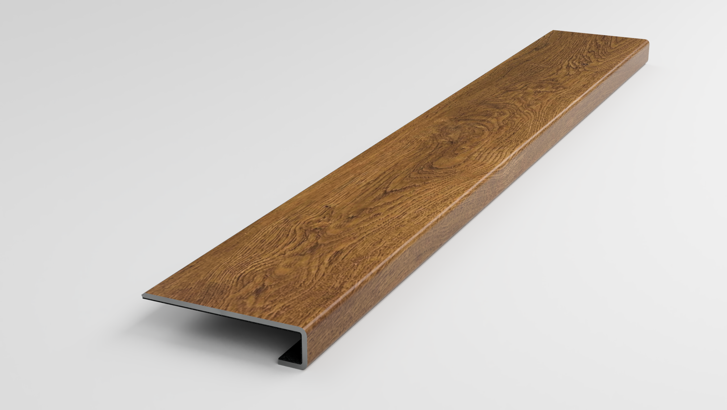 Premium 7 x 48 Integrated Bevel | Blended Sienna Stair Tread