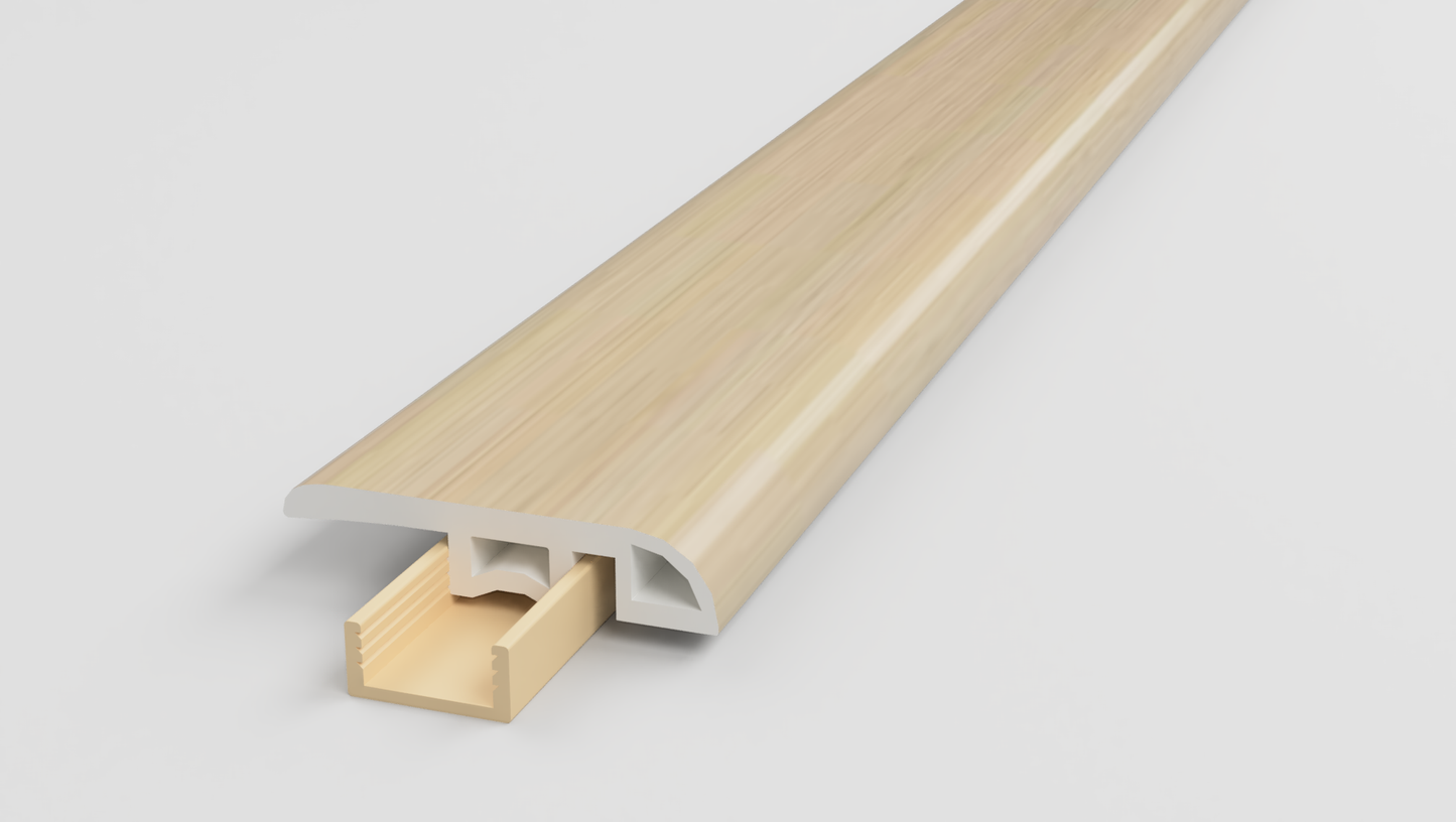 Blonde Espresso Oak End Cap