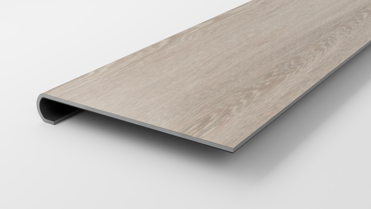 Premium 7 x 60 Integrated Bevel | Briar Oak Stair Tread