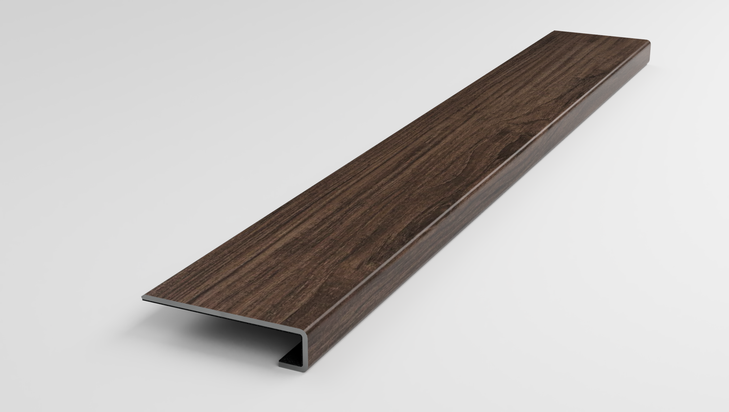 Floorte | Distinction Plus | Burnt Umber Stair Tread