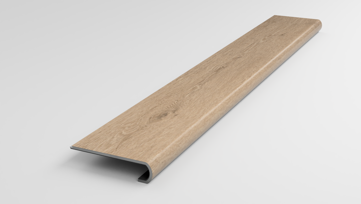 Floorte Classic | Pantheon HD Plus Natural Bevel | Cabet Trails Stair Tread