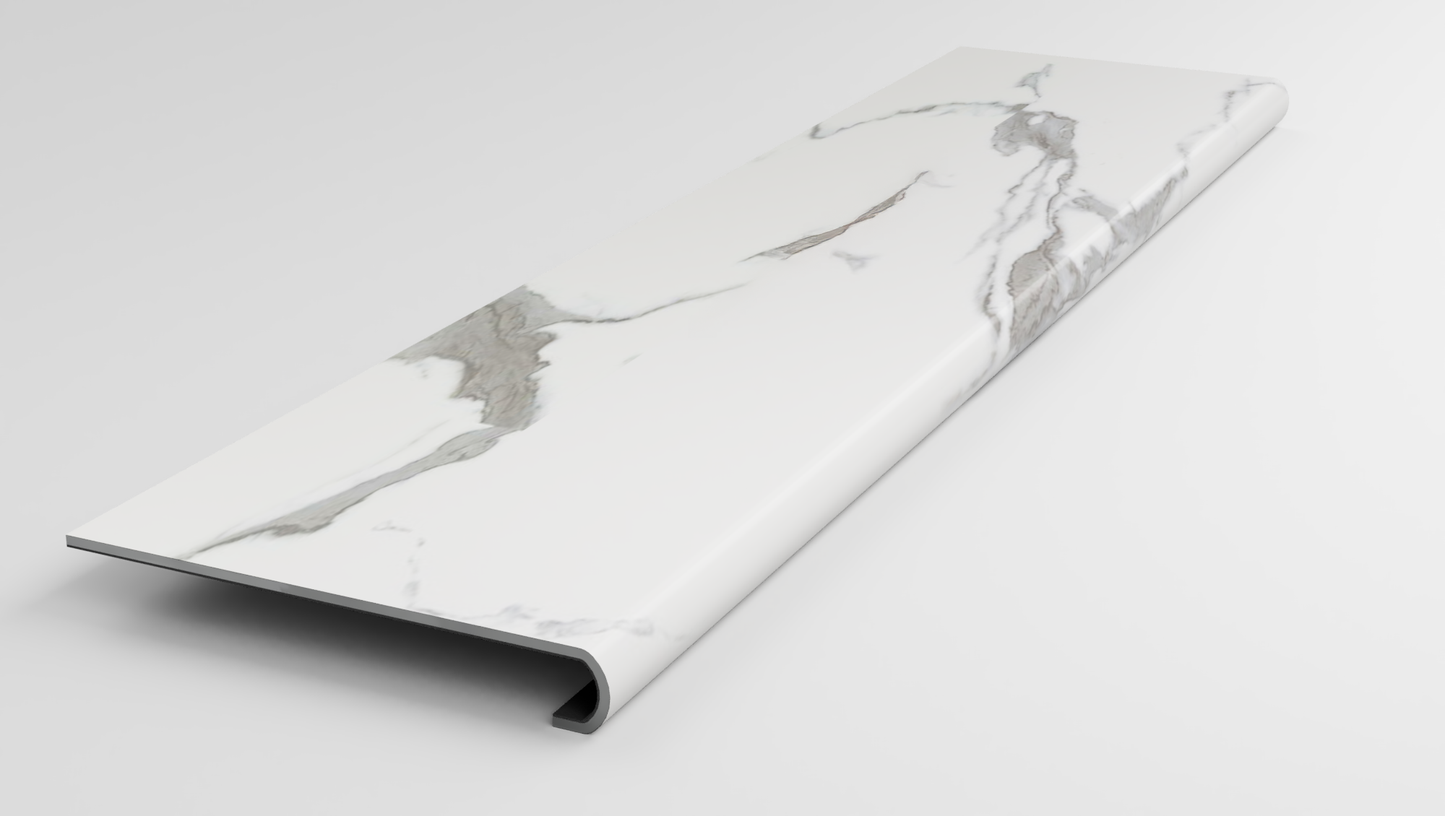 Everlife | XL Trecento | Calacatta Marbello Stair Tread