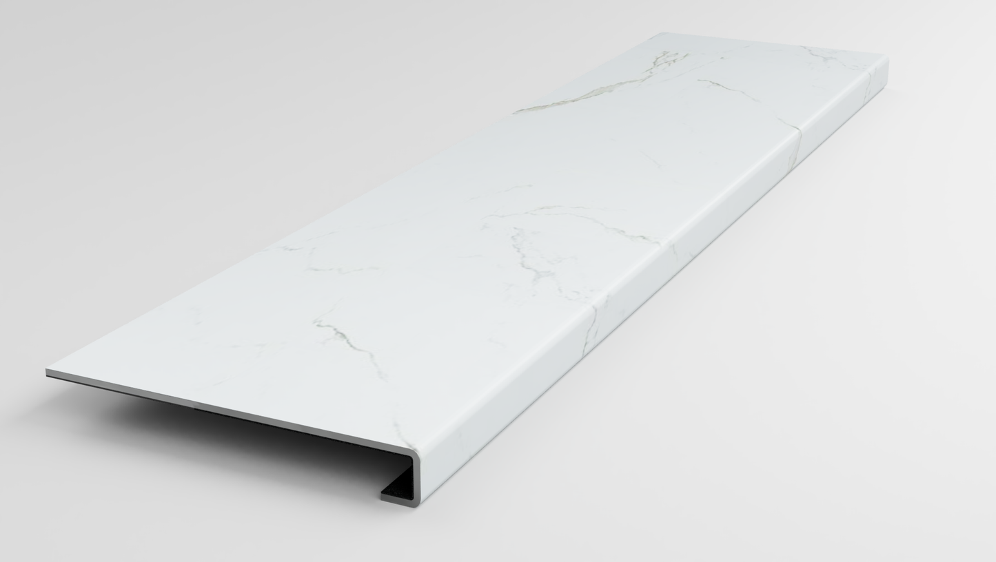 Everlife | XL Trecento | Calacatta Legend Stair Tread