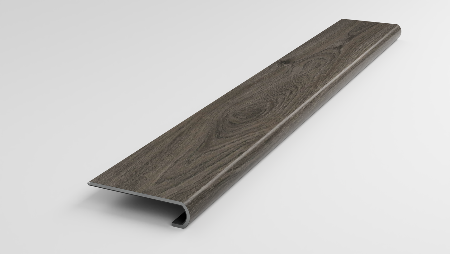 Floorte Pro | Anvil Plus 20mil | Dark Elm Stair Tread