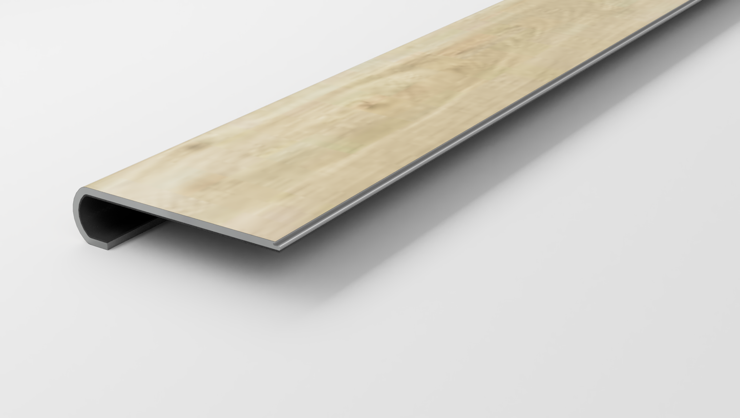 Diamond Core | Gold | Pecan Stair Tread