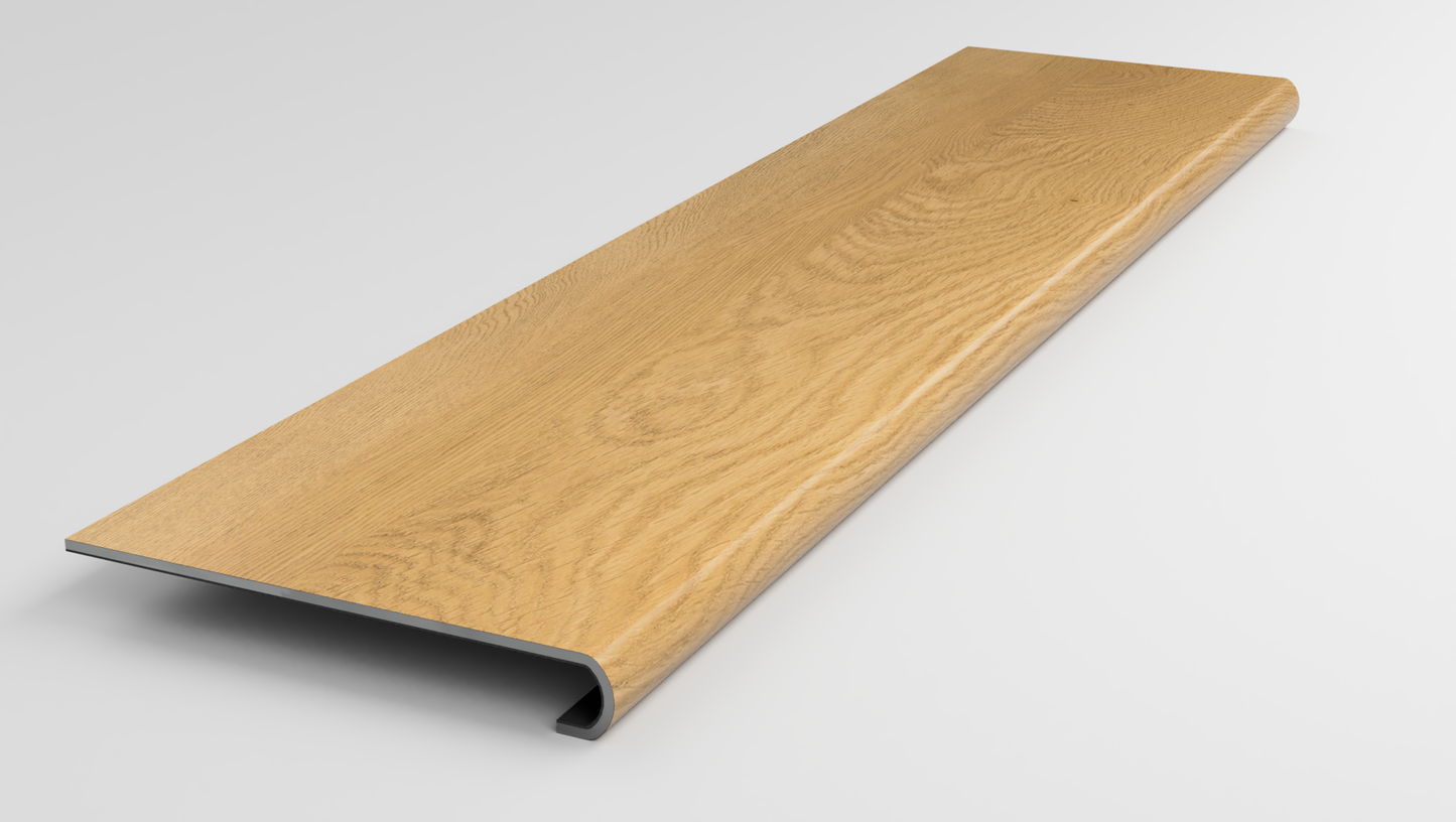 SPC Max | Bridge River Collection | Elegant Sand Stair Tread