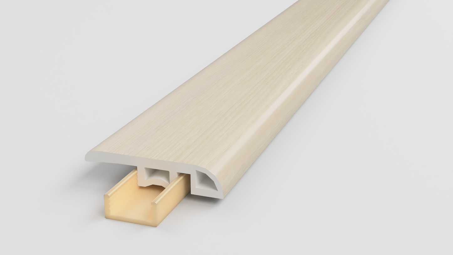 Floorte Pro | Silver Dollar End Cap