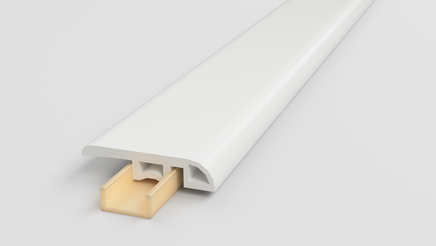 Piano White End Cap