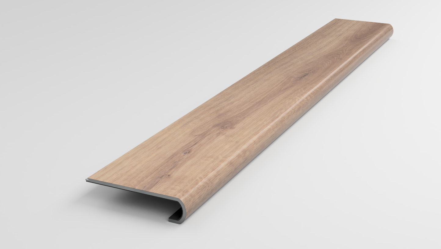 Pet Perfect | Briard | Feathered Oak Stair Tread
