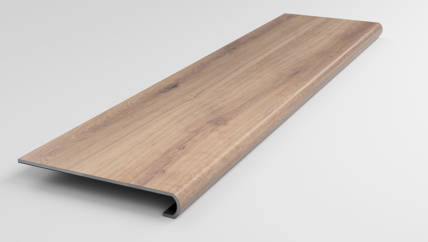 Pet Perfect | Briard | Feathered Oak Stair Tread