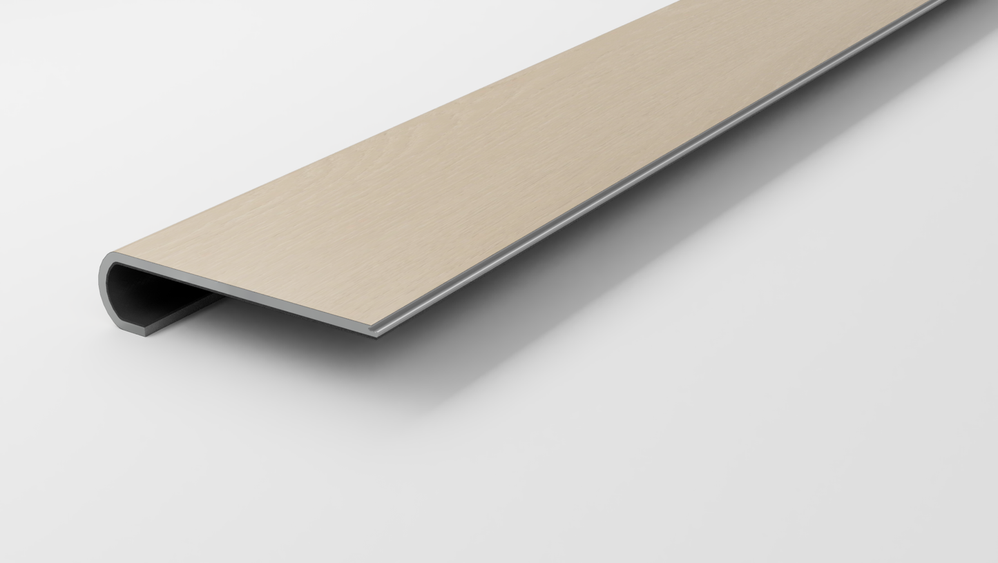 Floorte Classic | Dwell | Genuine Greige Stair Tread