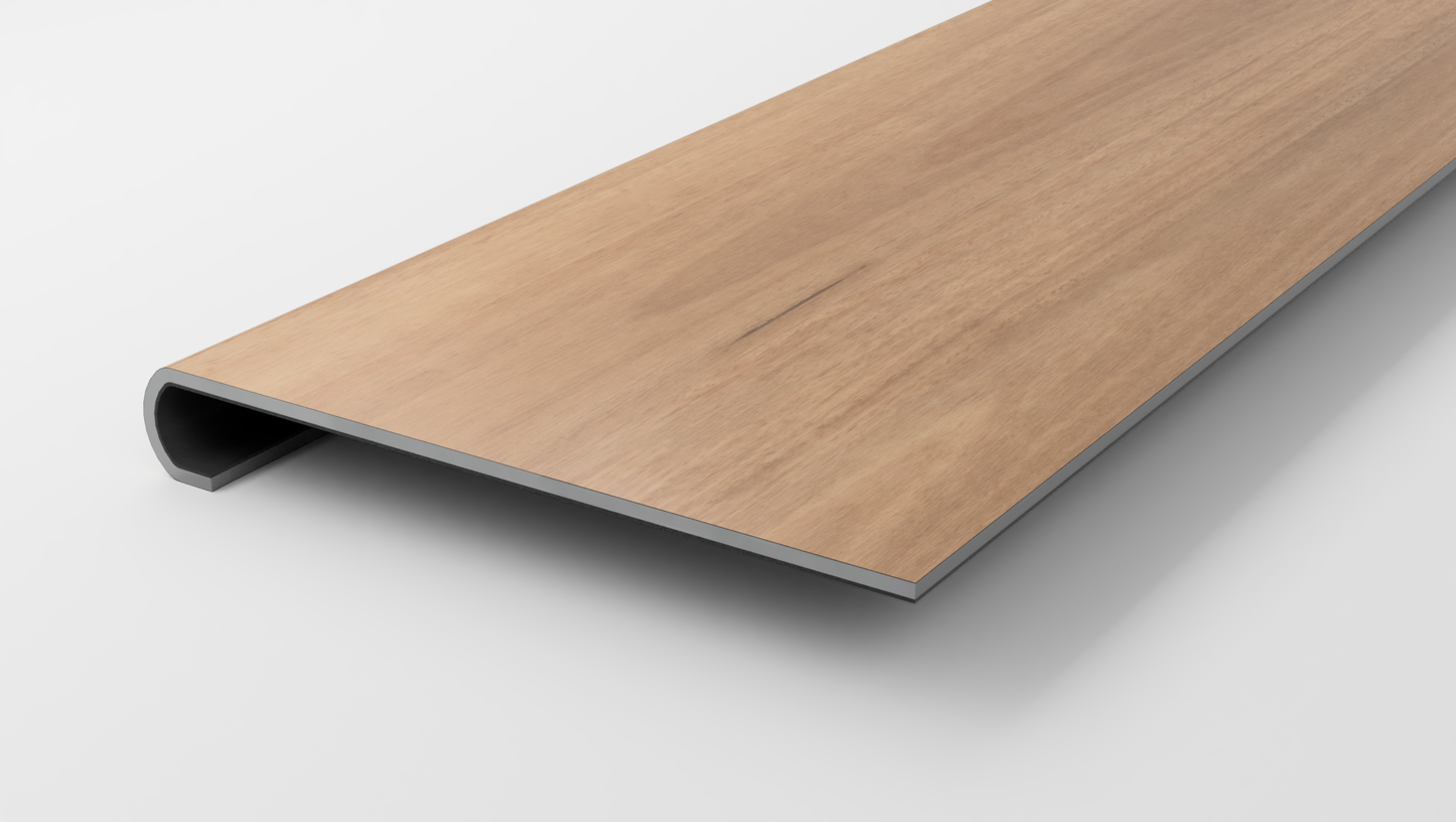 Floorte Classic | Aspire Natural Bevel | Golden Shores Stair Tread