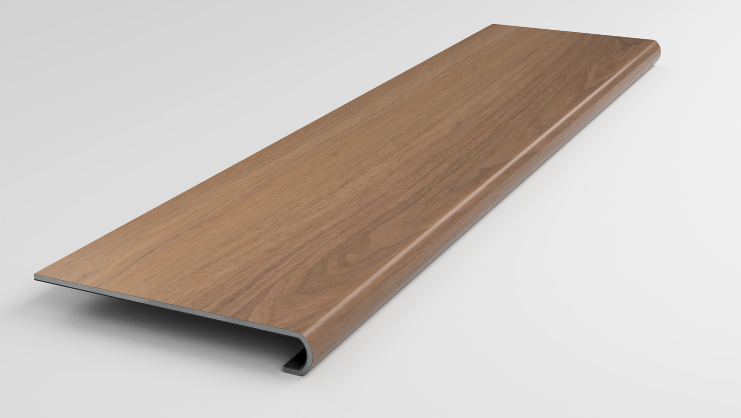 Premium 7 x 60 Integrated Bevel | Irene Walnut Stair Tread