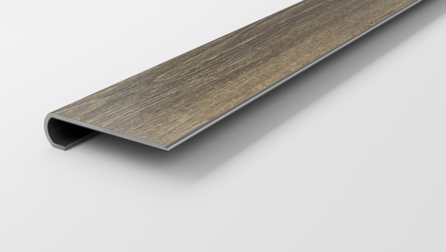 Everlife | Kallum | Walnut Waves Stair Tread