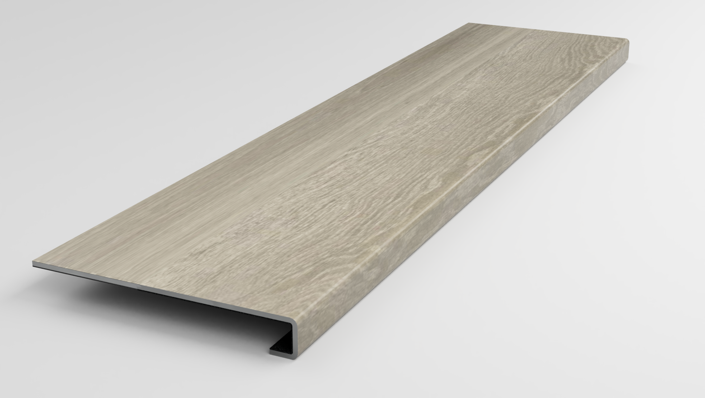 Knight Tile | Grey Limed Oak Stair Tread