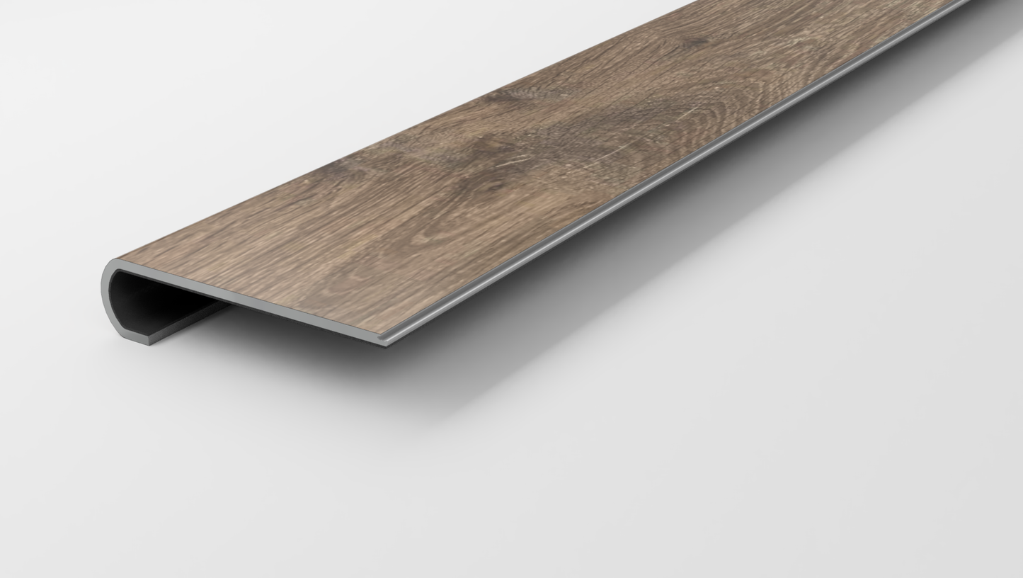 Knight Tile | Mid Limed Oak Stair Tread