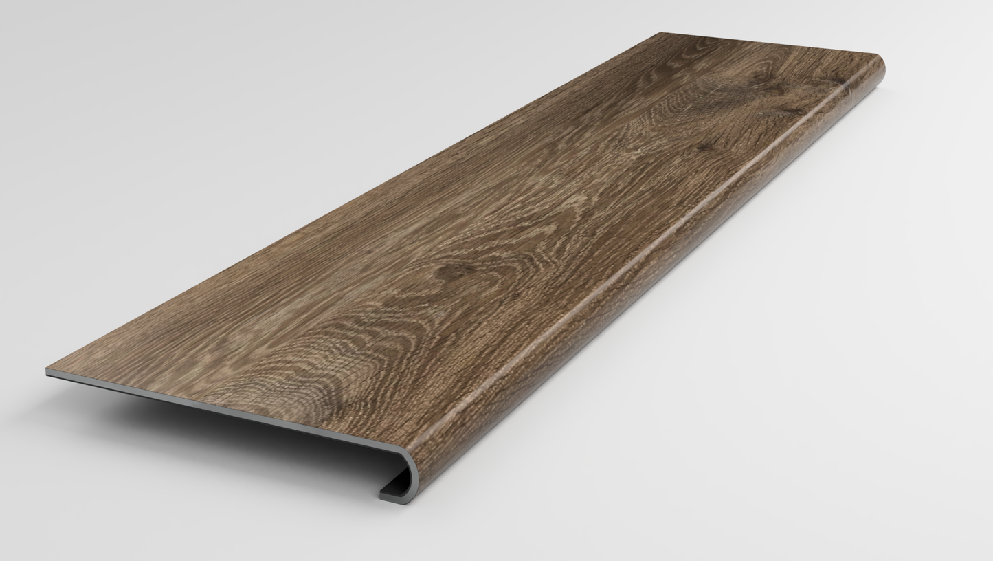 Knight Tile | Mid Limed Oak Stair Tread