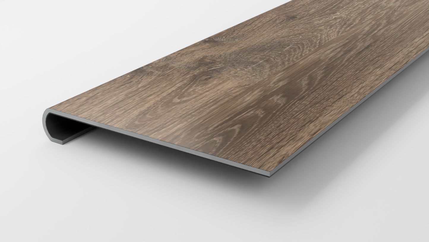 Knight Tile | Mid Limed Oak Stair Tread