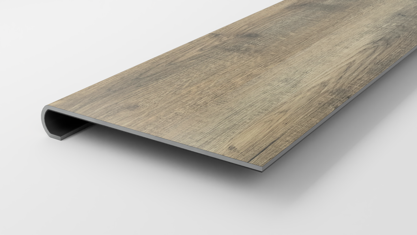 Everlife | XL Ashton | Maracay Brown Stair Tread