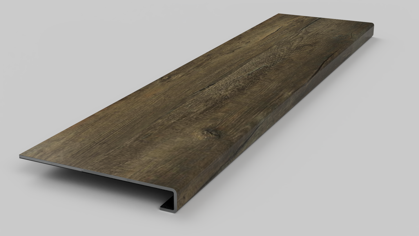 Milled Hickory Stair Tread
