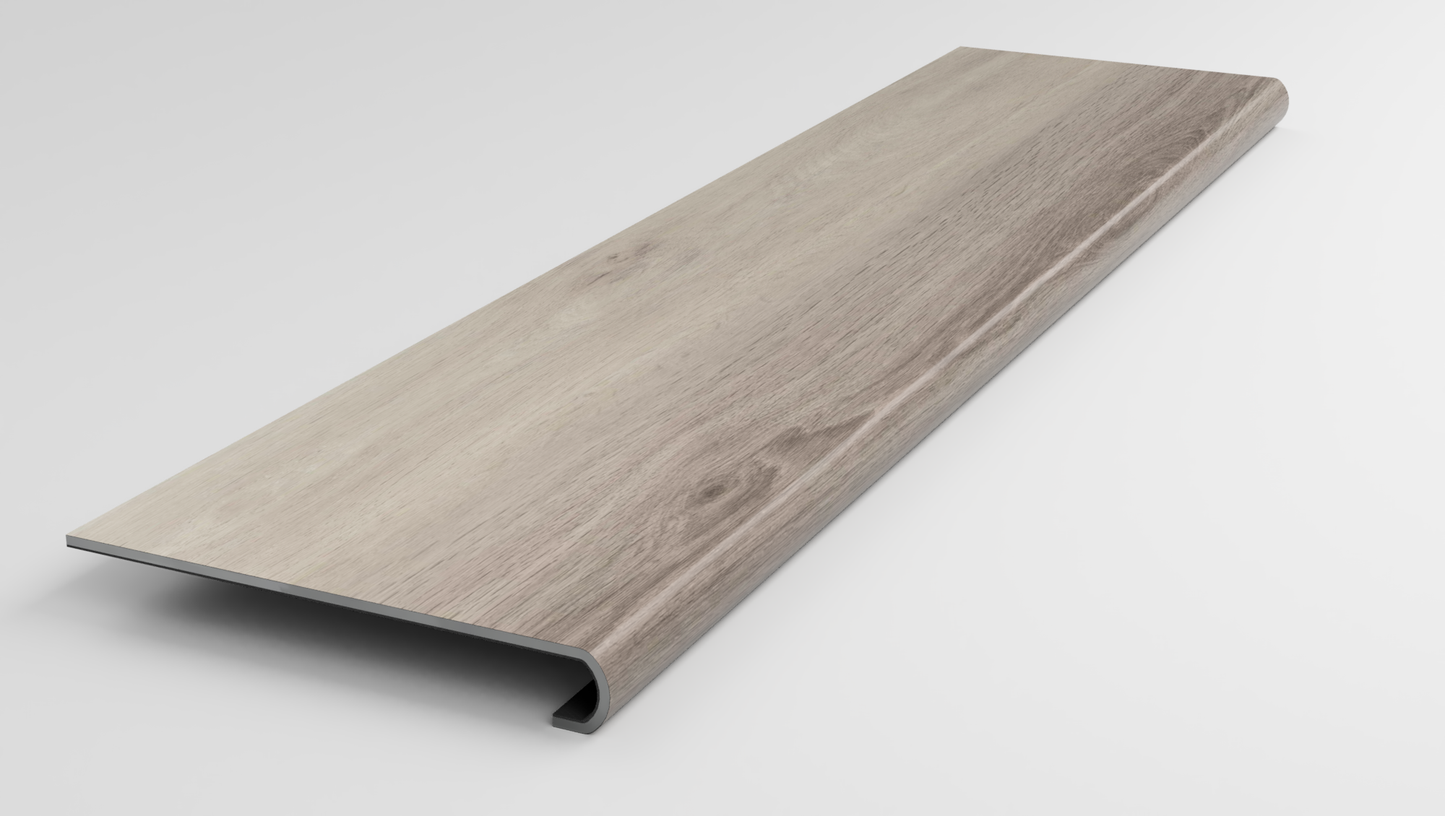 Floorte Classic | Titan HD Plus Platinum | Modern Oak Stair Tread