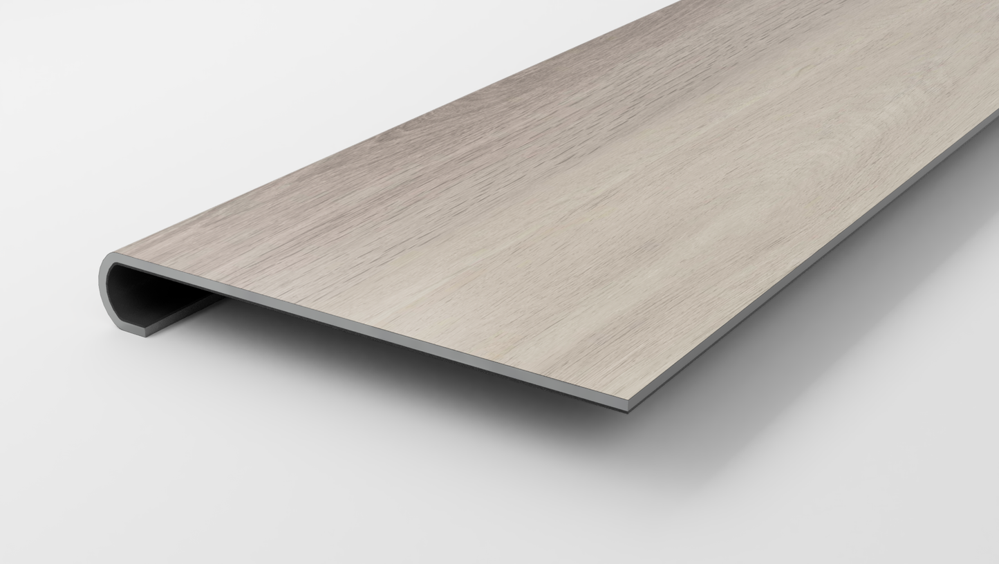 Floorte Classic | Titan HD Plus Platinum | Modern Oak Stair Tread