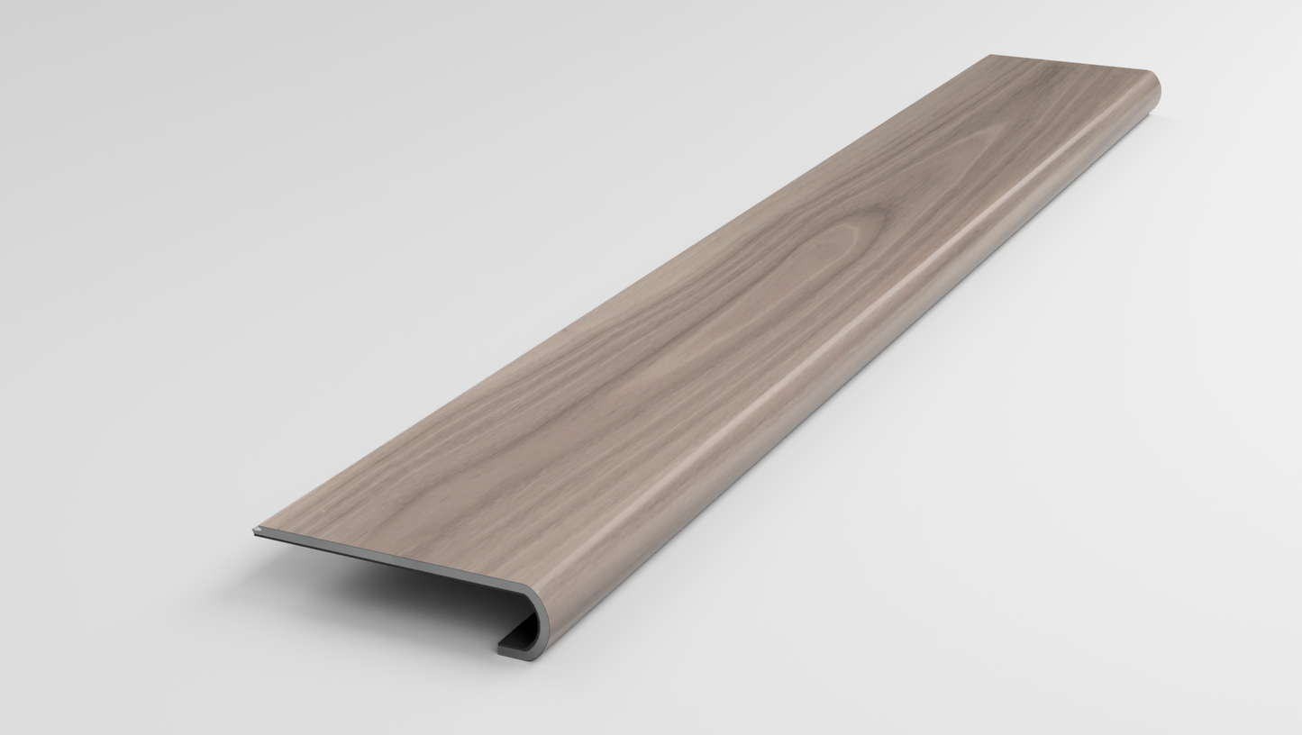 Floorte Classic | Pantheon HD Plus Natural Bevel | Smoke Stair Tread