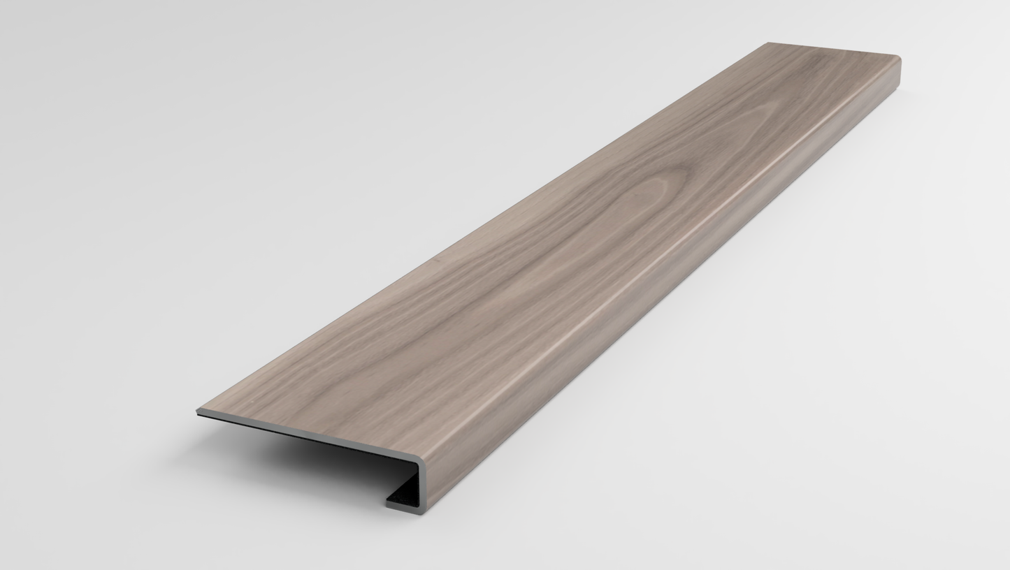 Floorte Classic | Pantheon HD Plus Natural Bevel | Smoke Stair Tread