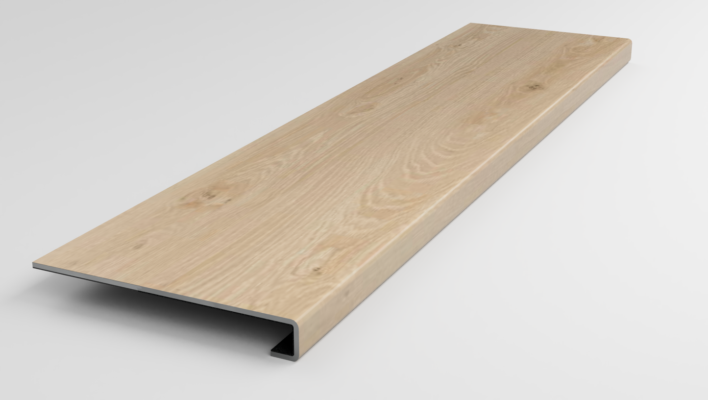Retro Revival | Soft Taupe Oak Stair Tread