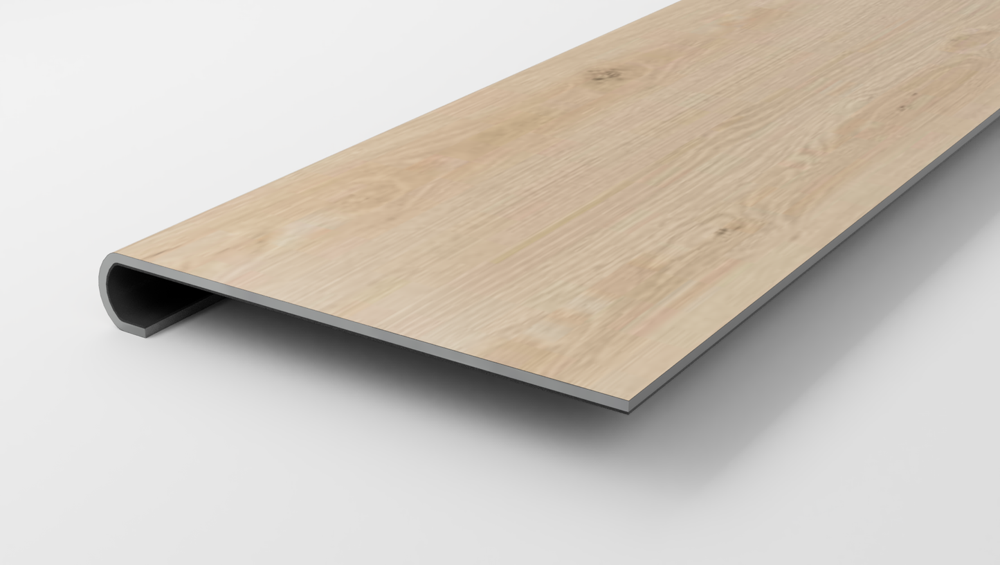 Retro Revival | Soft Taupe Oak Stair Tread