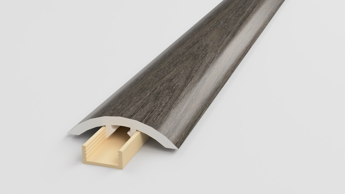 Floorte Pro | Anvil Plus 20Mil | Dark Elm T Molding