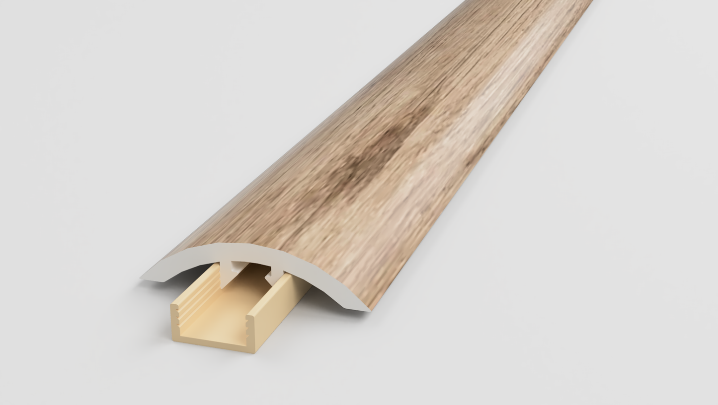 Adura Pro Rigid | Scandinavian Oak Nutmeg T Molding
