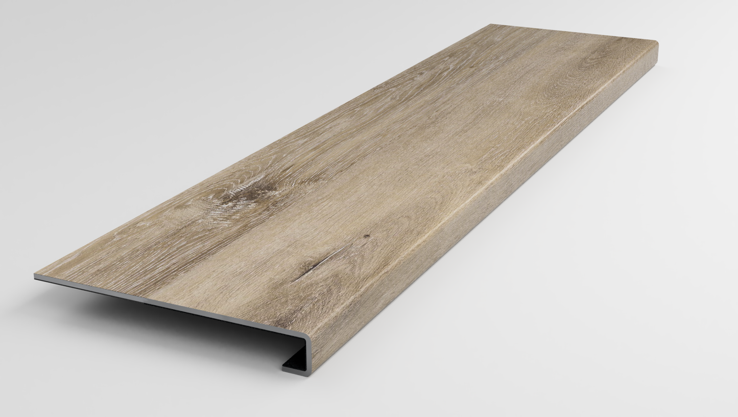 Timber Saddle Stair Tread