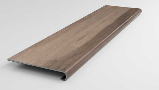 Floorte Classic | Aspire Natural Bevel | Trailblazer Brown Stair Tread