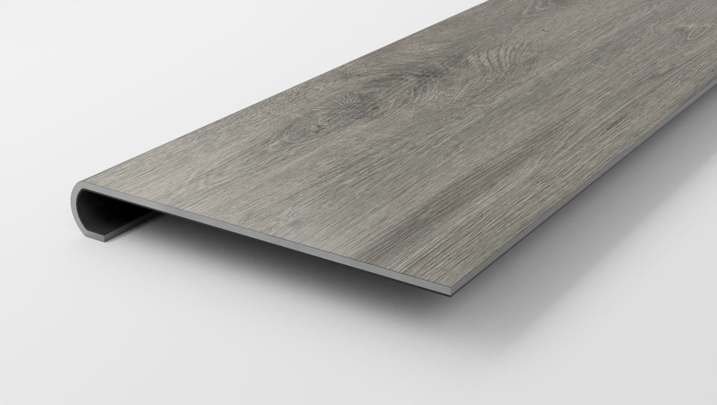 Everlife | Cyrus | Walnut Waves Stair Tread