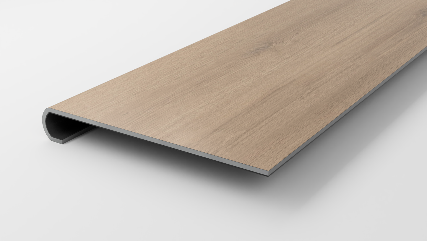 Floorte Classic | Aspire Natural Bevel | Woodland Truffle Stair Tread