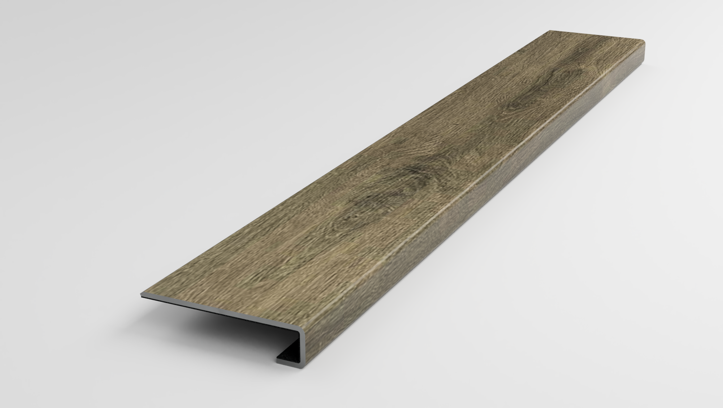 Everlife | XL Prescott | Walnut Waves Stair Tread