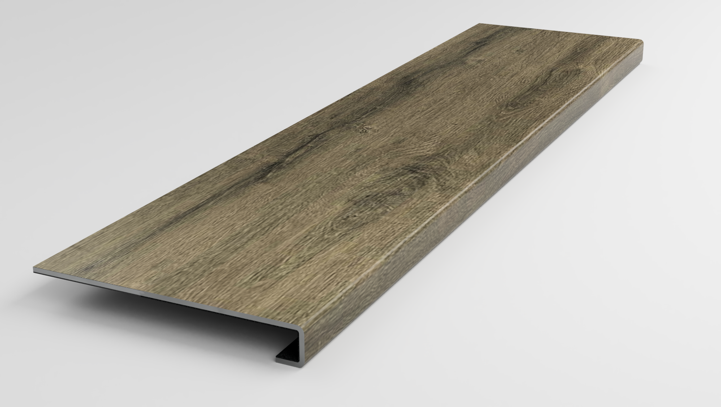 Everlife | XL Prescott | Walnut Waves Stair Tread