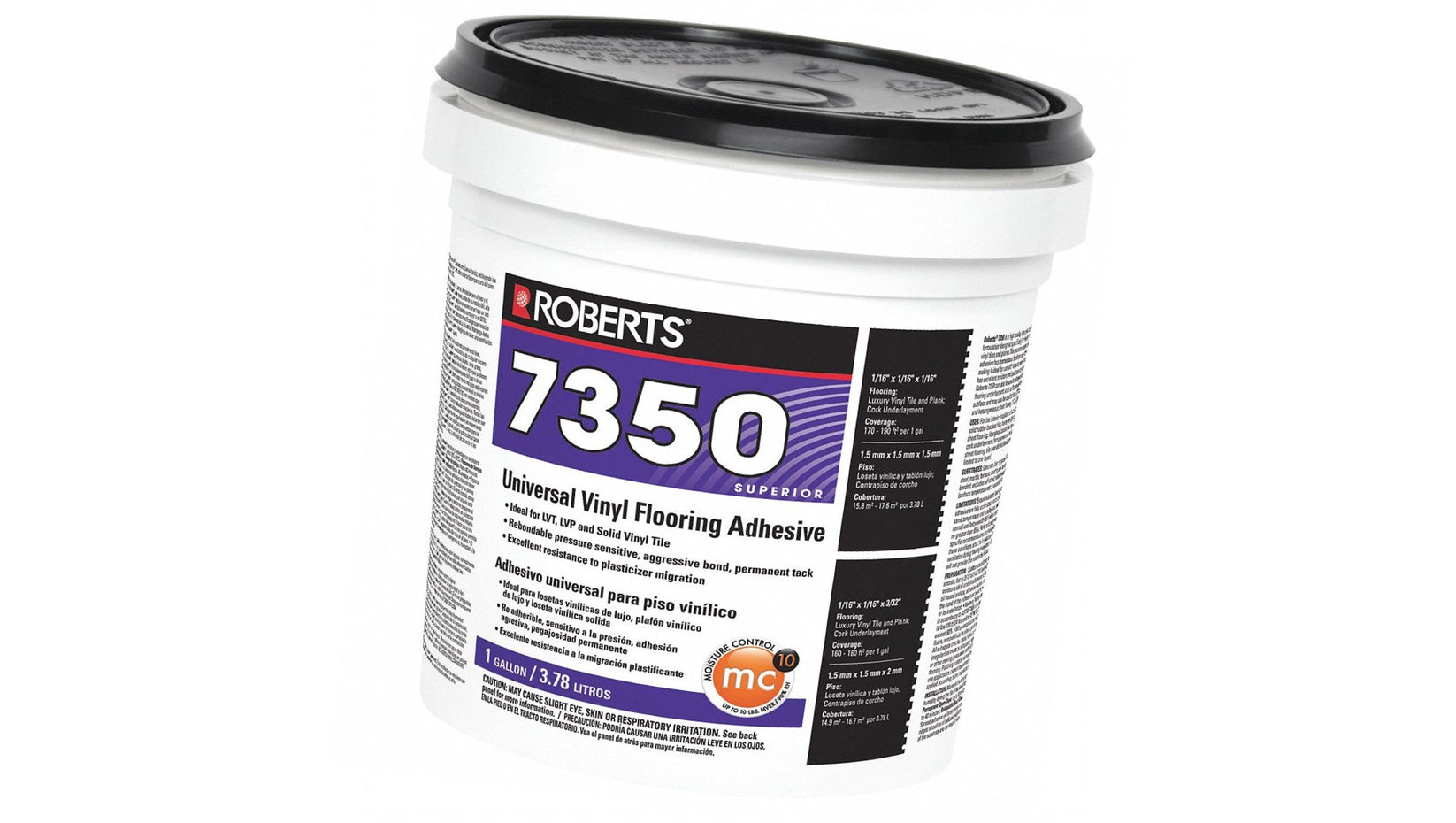 Roberts 7350 UNIVERSAL Pressure Sensitive MultiFlooring Adhesive